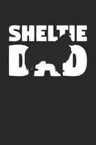 Sheltie Notebook 'Sheltie Dad' - Gift for Dog Lovers - Sheltie Journal