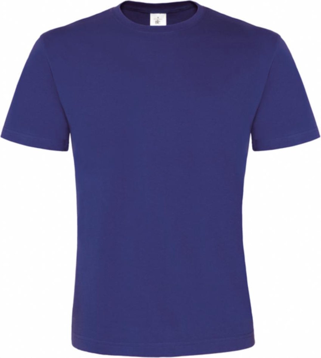 B&C Basic T-shirt E190 - Indigo - Maat S