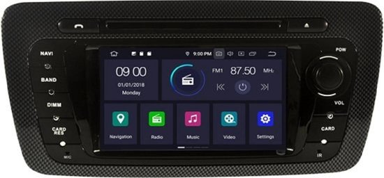 Dynavin Android 12 Navigatie seat Ibiza dvd carkit usb draadloos apple carplay android auto usb
