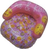 Zwemstoel met hoofdsteun Emoji - Multicolor - Kunststof - Ø 60 x h 40