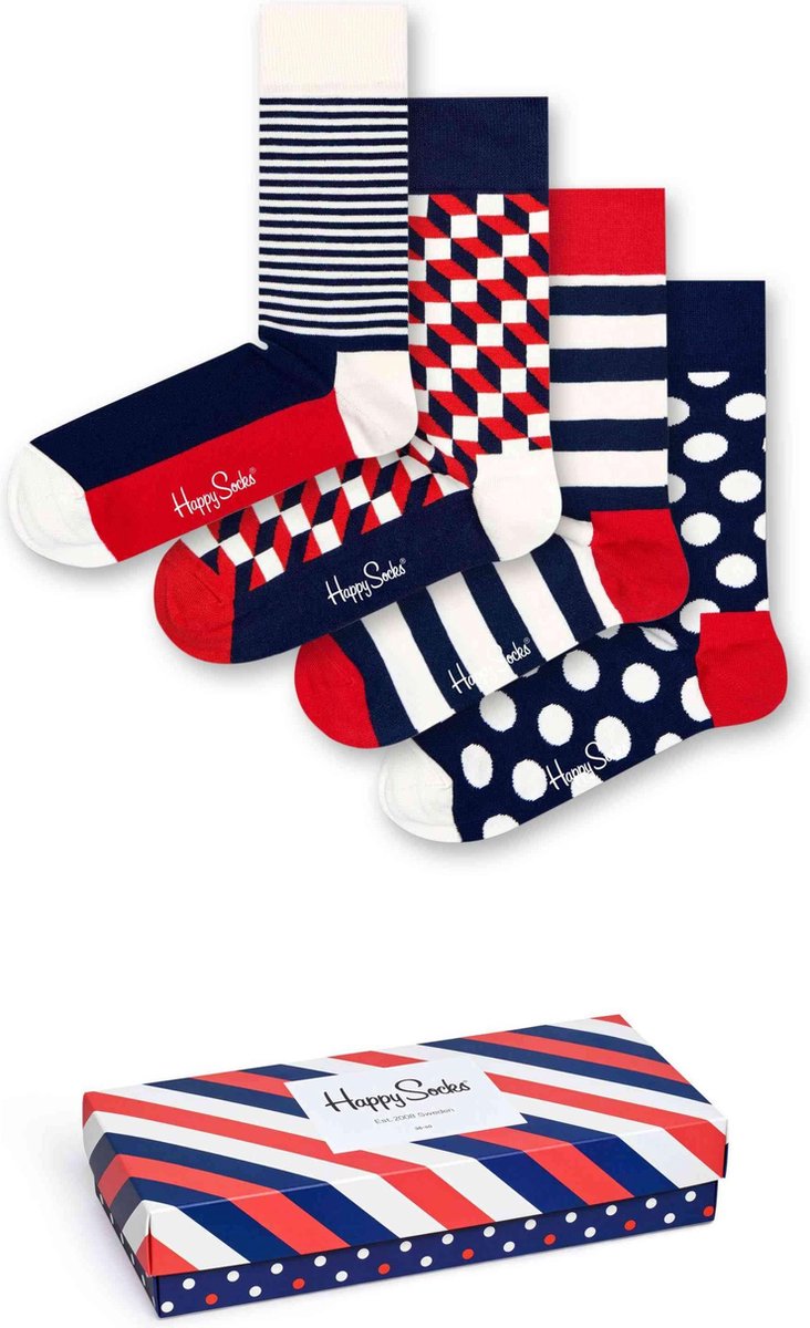 Happy Socks Stripe Giftbox - Maat 41-46