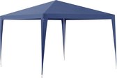 Paviljoen partytent waterdicht 3x3x2,55 m donkerblauw