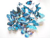 3D vlinders | Mix blauw