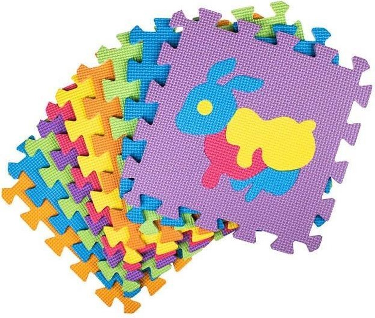 Puzzelmat - 52 delig - 10 puzzels - foam - dieren - waterbestendig | bol.com
