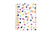 Hard Bound Journal: Large Polka Dots - Hardcover-Notizbuch m