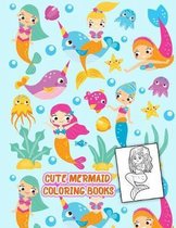 Cute Mermaid Coloring Books