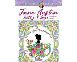 Creative Haven Jane Austen Witty & Wise Coloring Book