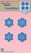 SDB059 Snijmal Nellie Snellen snowflakes - sneeuwvlokken - ijskristallen - sneeuw