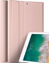 Hoes geschikt voor iPad Air 10.5 (2019) / Pro 10.5 (2017) - Book Case Luxe Lederen - Mat Roségoud