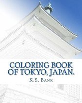 Coloring Book of Tokyo, Japan.