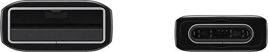 USB 2.0 + USB C kabel - 1,5 m - Zwart - duopack