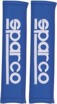 Sparco gordelhoezen - blauw - corsa serie - 2 stuks