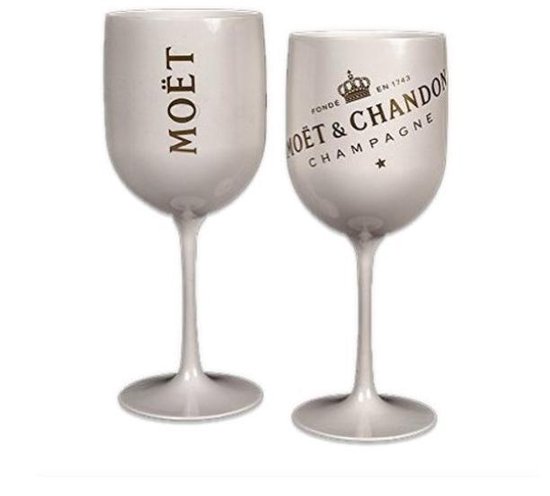 Blokkeren Wereldvenster tiener Moët & Chandon Ice Imperial Champagneglazen - 450 ml - Wit - 2 stuks |  bol.com