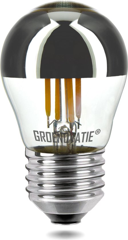 Groenovatie LED Filament G45 Kopspiegellamp - 4W - E27 Fitting - Warm Wit - Dimbaar