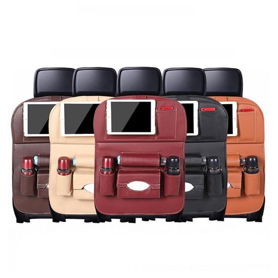 Luxe Auto Organizer met Tablet Houder Autostoel Organiser Ipadhouder voor Kinderen - Claret van LUXE. — afbeelding 2