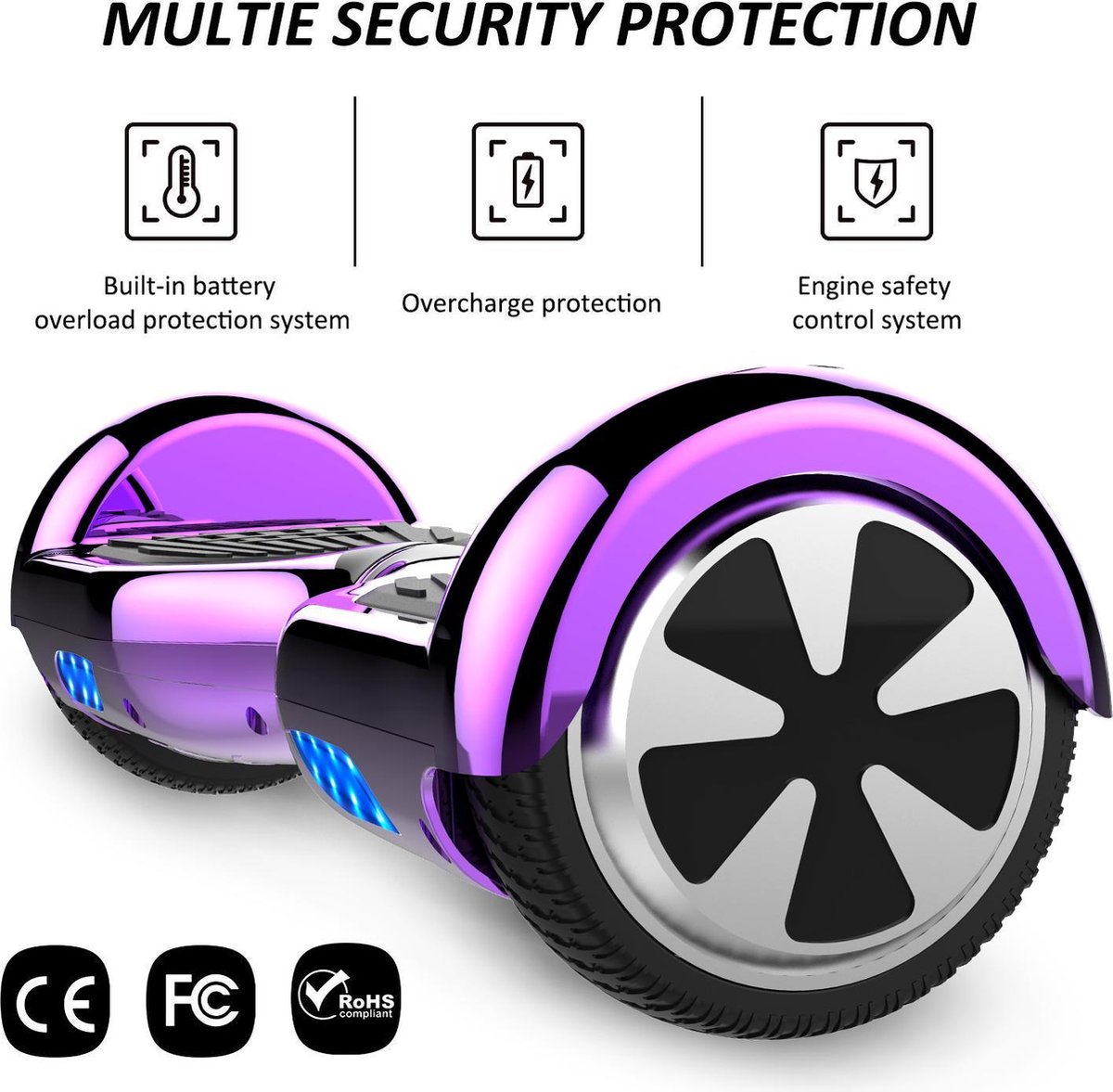 Evercross Self Balancing Smart Hoverboard Balance Scooter 6.5 inch/ V.5