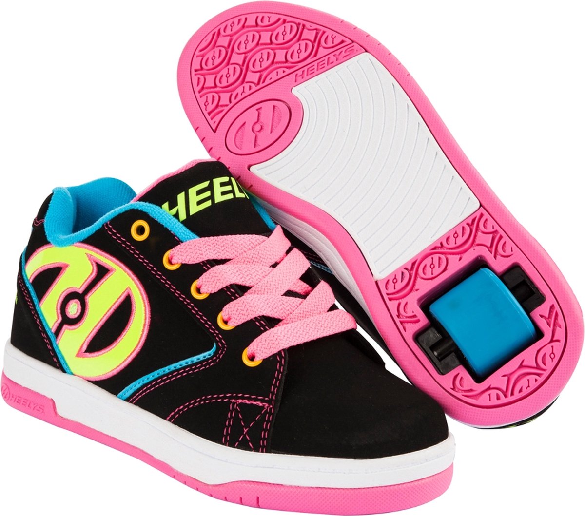 Heelys - Sneakers - Kinderen - Maat 38 - Zwart/Neon | bol.com