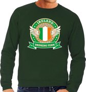 Groen Ireland drinking team sweater heren L