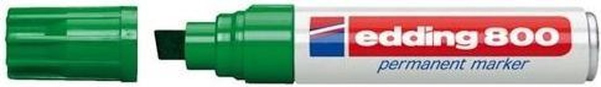 Permanent Marker - Edding 800 - 4-12 mm - Groen (pak 5 stuks)