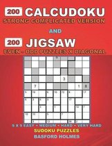 200 Calcudoku Strong complicated version and 200 Jigsaw Even - Odd Puzzles X Diagonal.