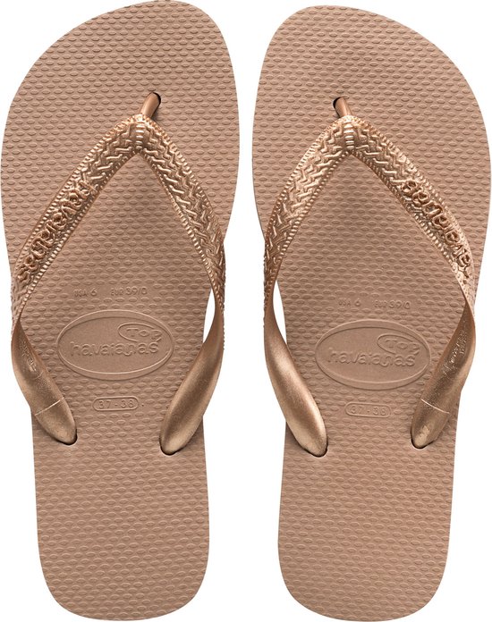 Havaianas Top Tiras Dames Slippers Rose Gold 39 40 bol