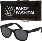 Fako Fashion® - Heren Zonnebril - Dames Zonnebril - Classic - Mat Zwart
