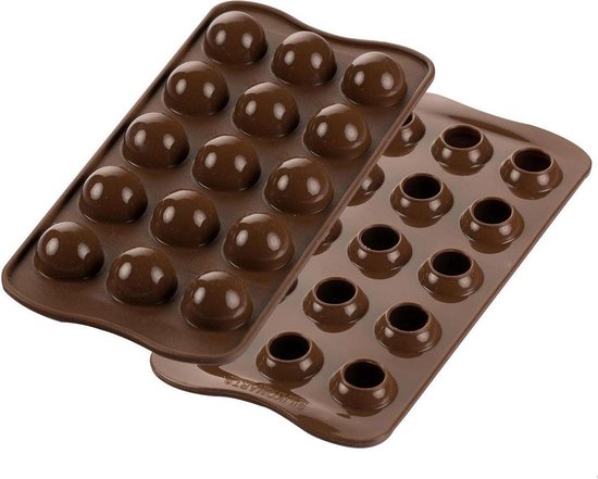 toonhoogte Zeemeeuw Carry Silikomart Chocolade Mal Balletjes | bol.com