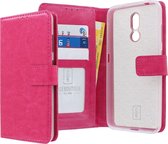 Nokia 3.2 Bookcase hoesje - CaseBoutique - Effen Roze - Kunstleer