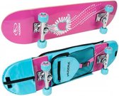 Hudora Skateboard Roze Skate Wonders met Tas