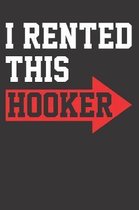 Hooker Sarcastic Adult Humor Notebook Journal