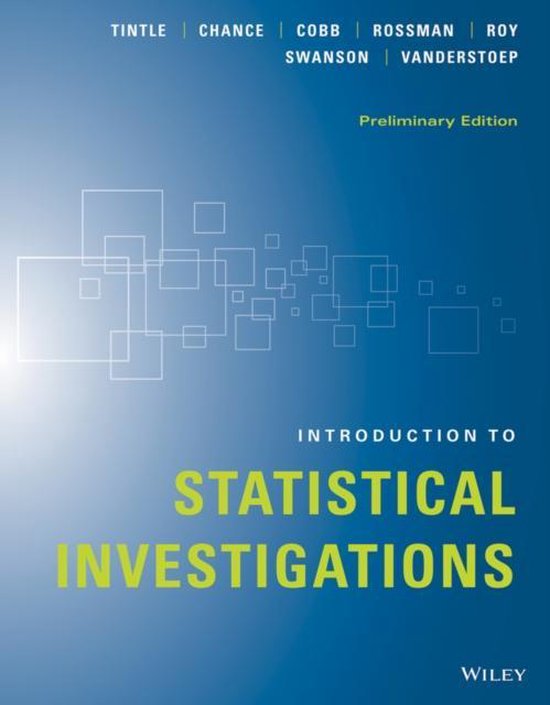 Introduction to Statistical Investigations | 9781118956670 | Nathan ...