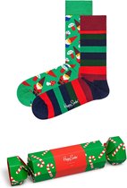Happy Socks Candy Cane kerst giftbox - Maat 36-40