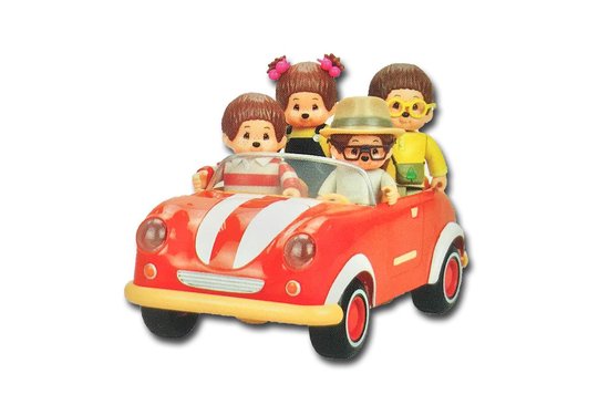| Silverlit Monchhichi Auto met Willow Speelfigurenset Toychamp | Monchhichi Auto met Willow