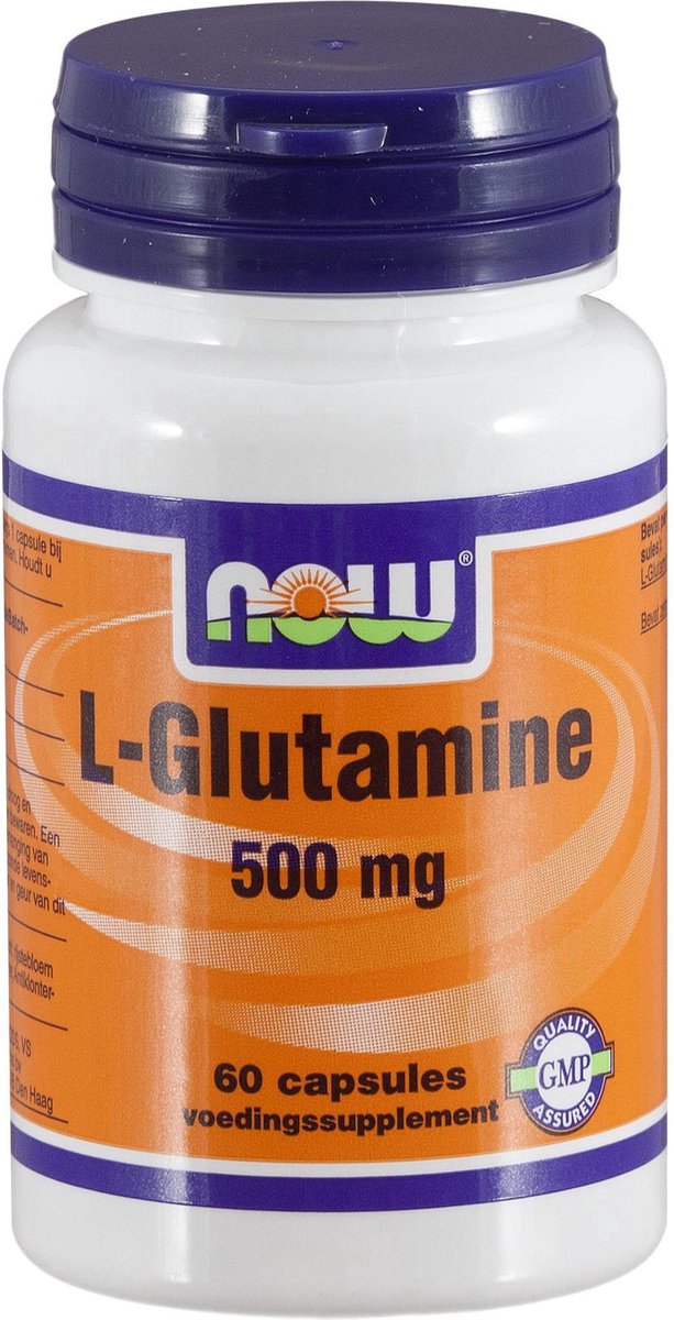 Goedkoopste Now L-Glutamine 500 mg Capsules 60 st