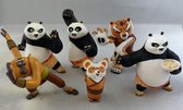 Kung-fu panda figuren set van 6