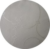 Luxe Stoffen Tafellaken - Tafelkleed - Tafelzeil - Hoogwaardig - All Over Geel - 160 cm rond