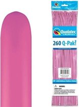 Qualatex - Q-Pak Neon Magenta 260Q (50 stuks)