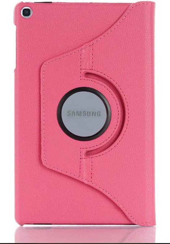 Onnauwkeurig noorden Oude man Tablet Hoes Case Cover - 360° draaibaar voor Samsung Galaxy Tab A 8 inch  2019 T290 - Pink | bol.com