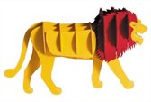 3D puzzel en bouwpakket karton model leeuw