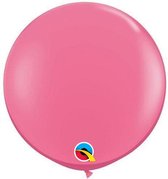 Qualatex Megaballon Roze 90 cm 2 stuks