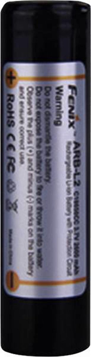 Fenix 18650 Lithium-ion batterij 3,7Volt 2600mAh ARB-L2