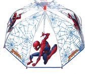 Marvel Paraplu Spider-man 73 Cm Polyester Transparant/blauw