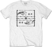 While She Sleeps - Silence Speaks Heren T-shirt - XL - Wit
