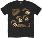 The Beatles - Rubber Soul Sketch Heren T-shirt - XL - Zwart