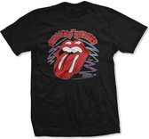 The Rolling Stones Heren Tshirt -M- 1994 Tongue Zwart