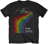 Pink Floyd - Dark Side Of The Moon 1972 Tour Heren T-shirt - S - Zwart
