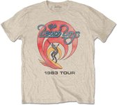 The Beach Boys Heren Tshirt -2XL- 1983 Tour Creme