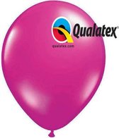 Ballonnen Metallic Magenta 30 cm 25 stuks