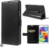 KDS Smooth Wallet case hoesje Samsung Galaxy S5 en Samsung Galaxy S5 Neo zwart