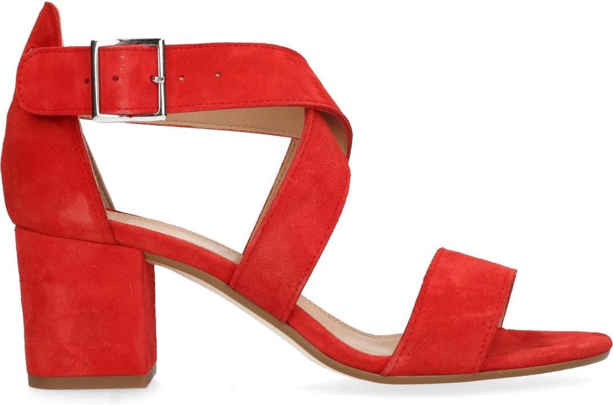 Rode sandalen met hak | bol
